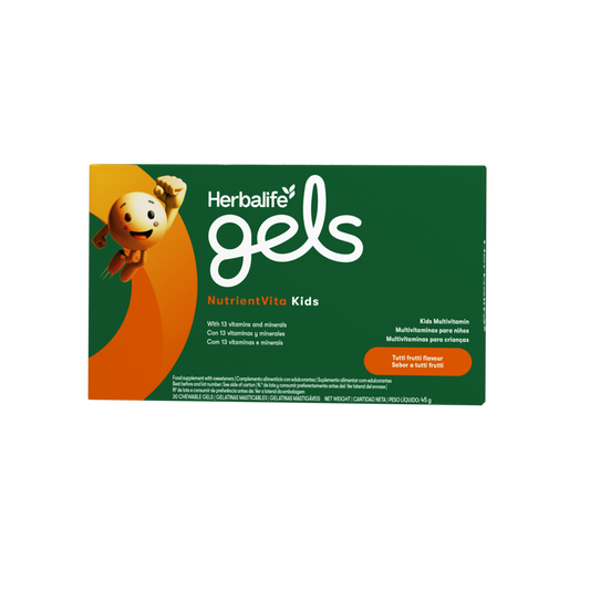 NutrientVita Kids Herbalife Gels Tutti Frutti 30 gelatinas mastigáveis