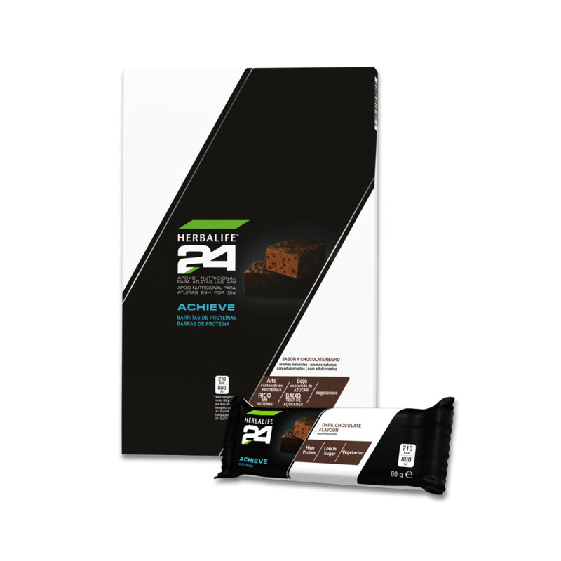 H24 Achieve - Barra de Proteina Chocolate Negro